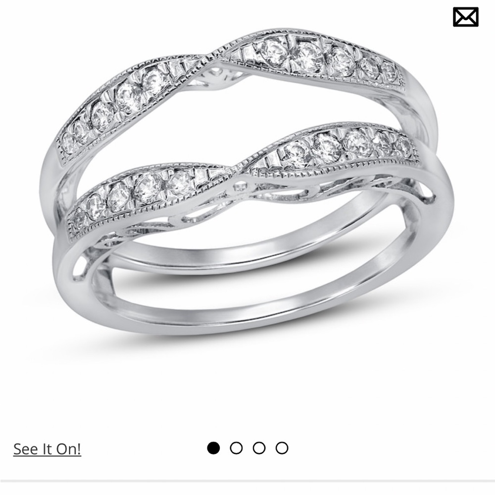 Gorgeous wedding ring enhancer bought from Jared